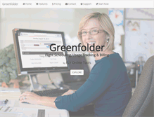 Tablet Screenshot of greenfolderonline.com